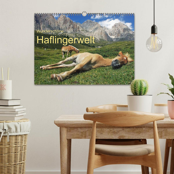 Wunderschöne Haflingerwelt (CALVENDO Wandkalender 2027)