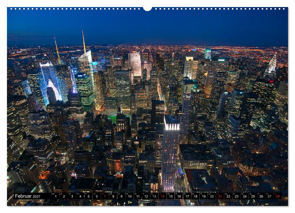 New York City - Zwischen Hudson und East River (CALVENDO Premium Wandkalender 2027)