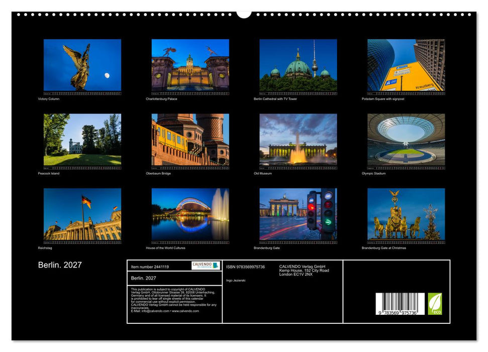 Berlin. 2027 (CALVENDO Premium-Calendar 2027)