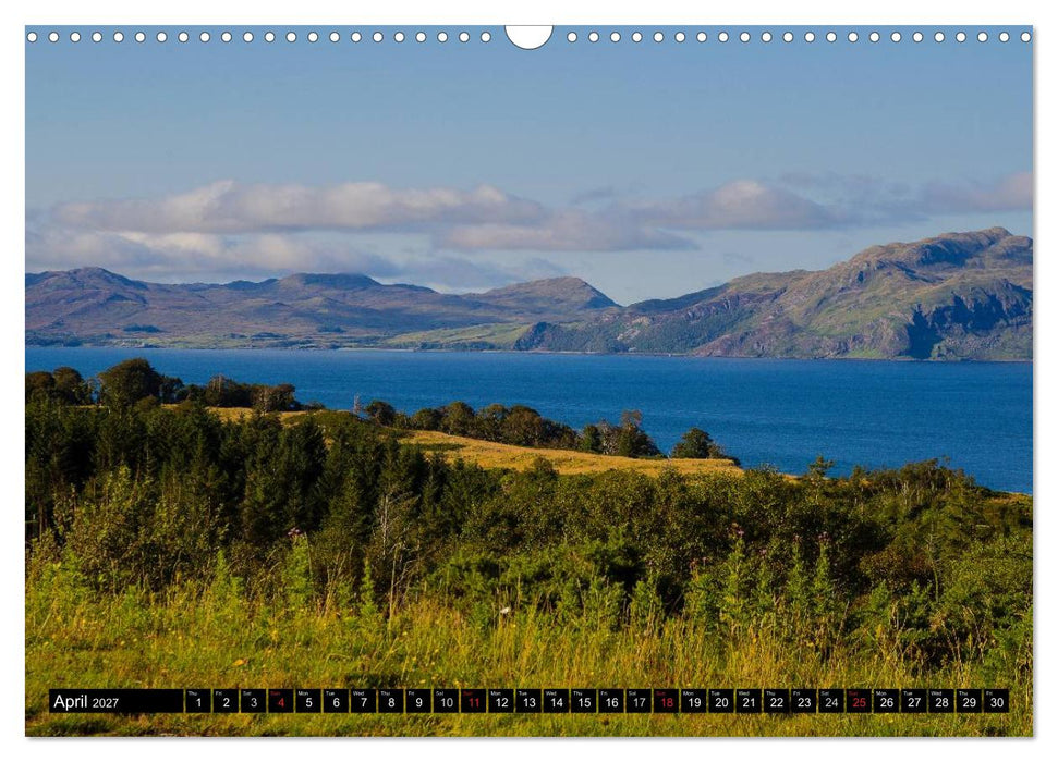 Mull, Staffa, Skye, Iona The Inner Hebrides (CALVENDO Monthly Calendar 2027)