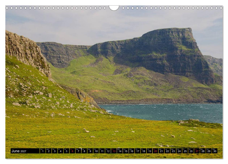 Mull, Staffa, Skye, Iona The Inner Hebrides (CALVENDO Monthly Calendar 2027)