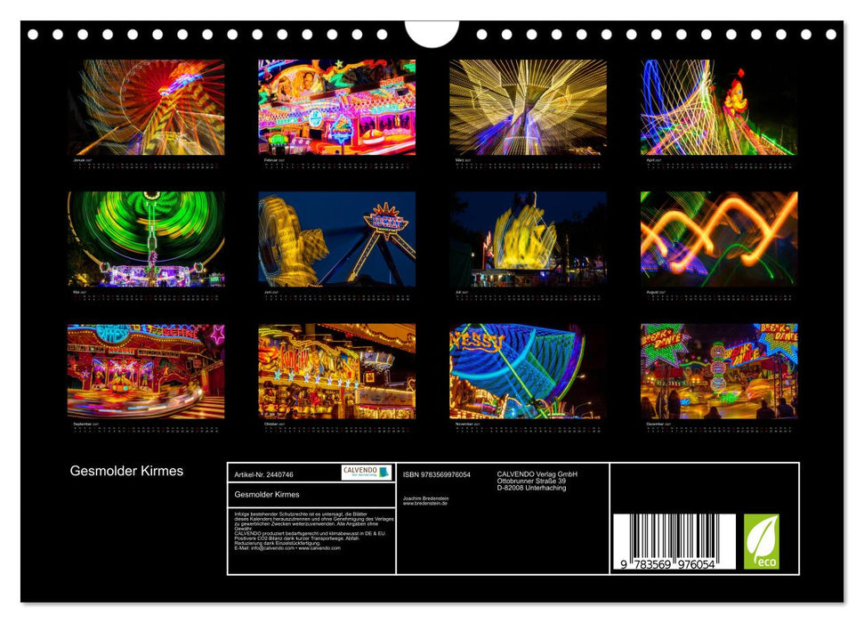 Gesmolder Kirmes (CALVENDO Wandkalender 2027)