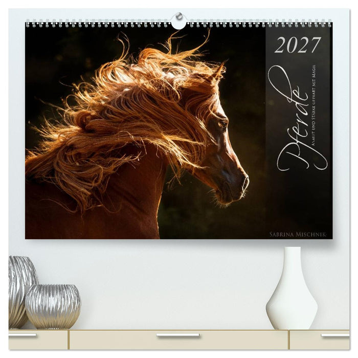 Pferde - Anmut und Stärke gepaart mit Magie (CALVENDO Premium Wandkalender 2027)