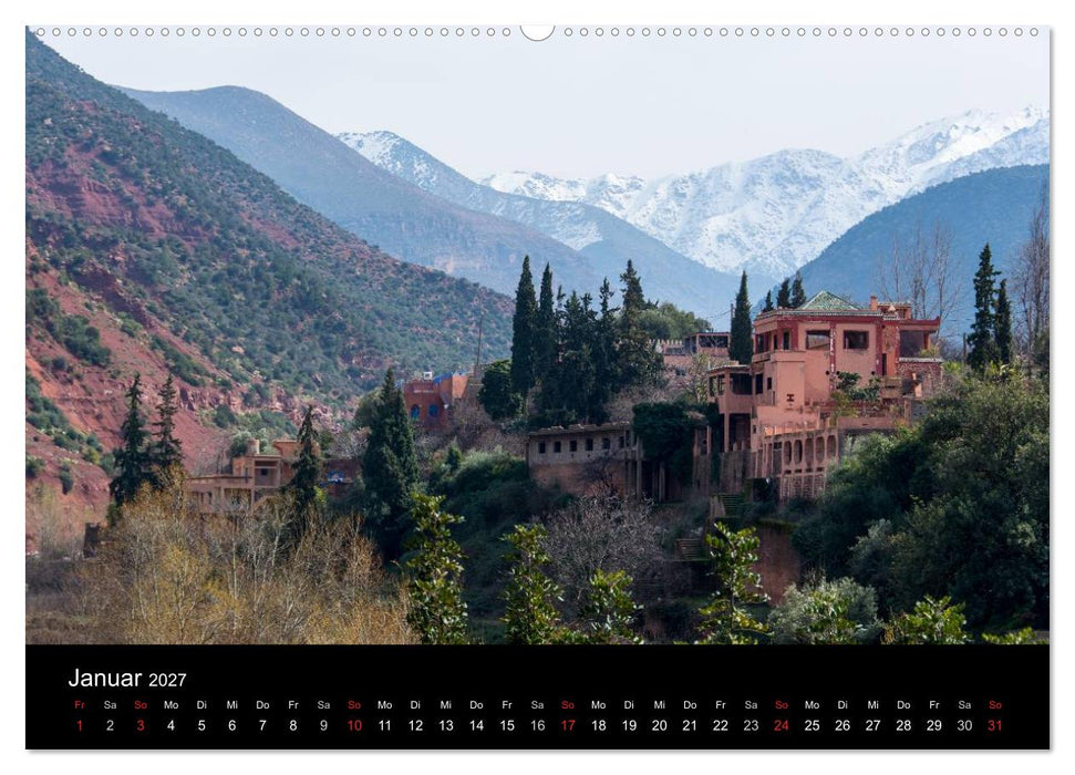Marokko - Bilder einer Rundreise (CALVENDO Wandkalender 2027)