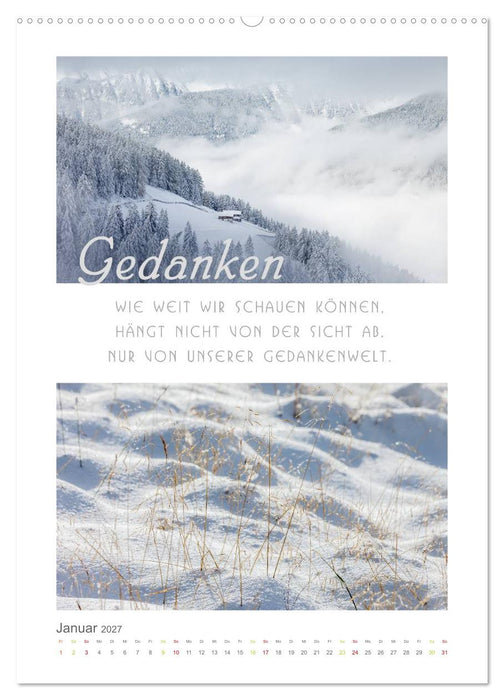 Quellen der Inspiration (CALVENDO Wandkalender 2027)