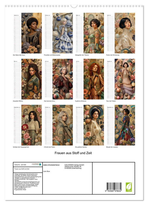 Frauen aus Stoff und Zeit (CALVENDO Premium Wandkalender 2027)