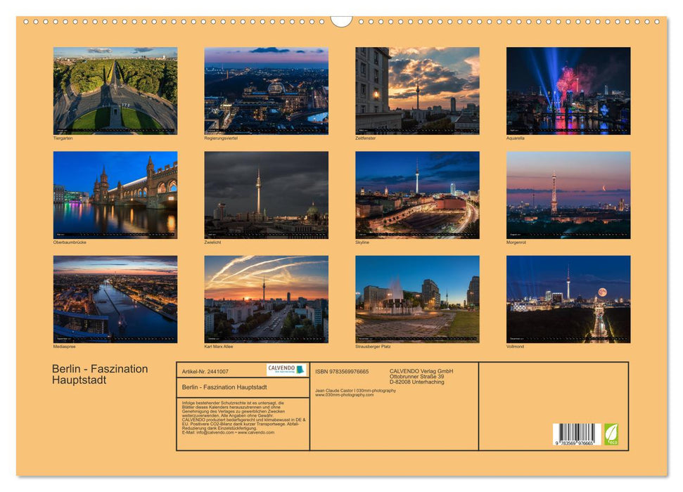 Berlin - Faszination Hauptstadt (CALVENDO Wandkalender 2027)
