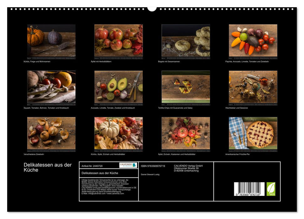 Delikatessen aus der Küche (CALVENDO Premium Wandkalender 2027)