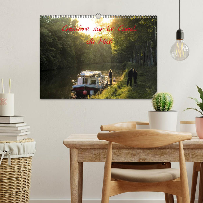 Croisière sur le Canal du Midi (CALVENDO Calendrier mensuel 2027)