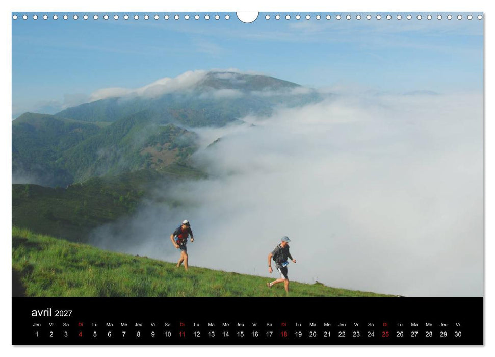 Trail Running De l'Envie à la Passion (CALVENDO Calendrier mensuel 2027)