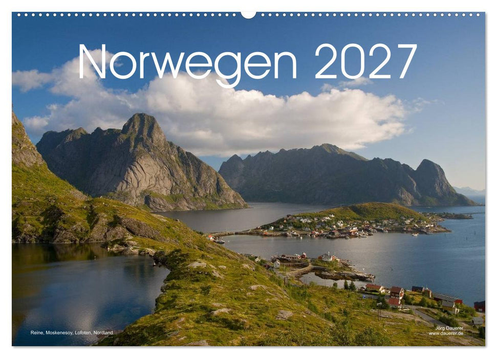 Norwegen (CALVENDO Wandkalender 2027)