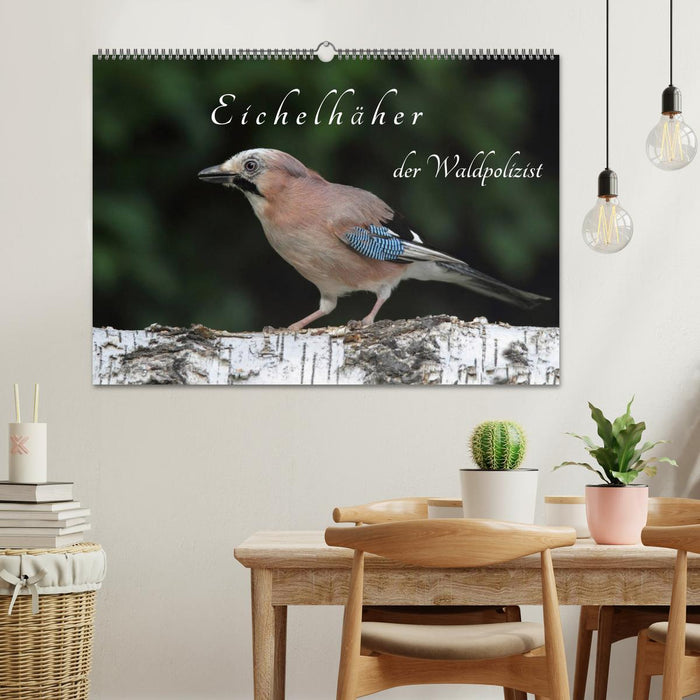 Eichelhäher der Waldpolizist (CALVENDO Wandkalender 2027)