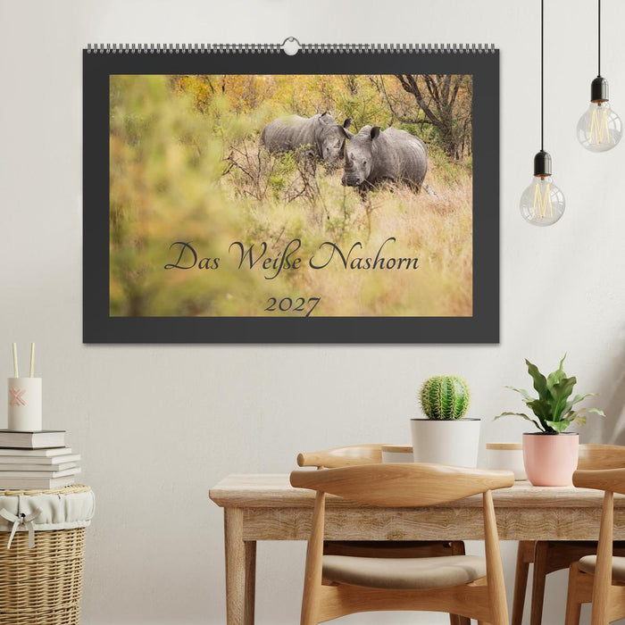 Das Weiße Nashorn (CALVENDO Wandkalender 2027)