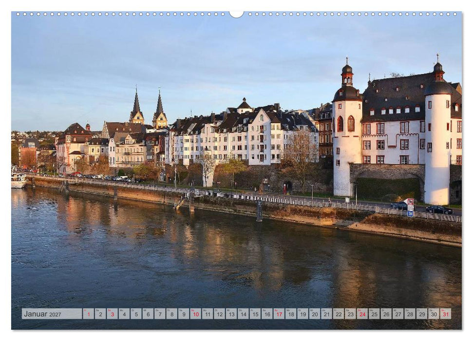 Bildschön - Die Mosel (CALVENDO Wandkalender 2027)