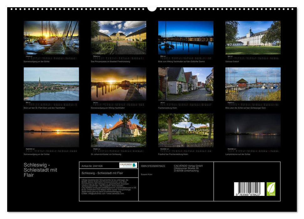 Schleswig - Schleistadt mit Flair (CALVENDO Premium Wandkalender 2027)