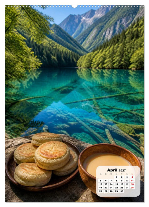 Schlemmerreise China - Die Naturwunder-Edition (CALVENDO Wandkalender 2027)