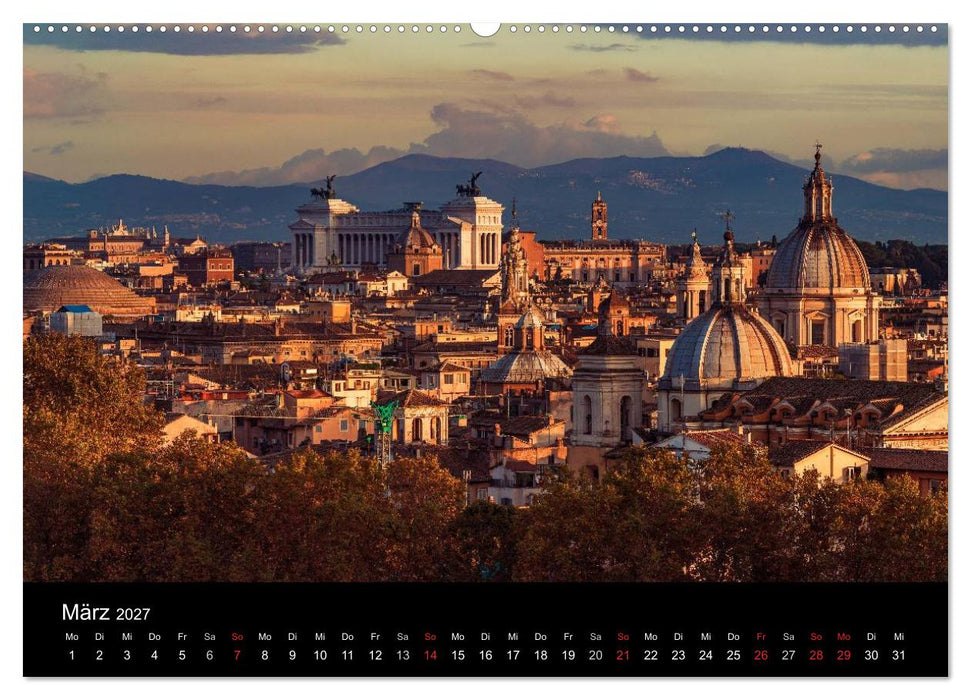 Rom - Impressionen aus der ewigen Stadt (CALVENDO Wandkalender 2027)