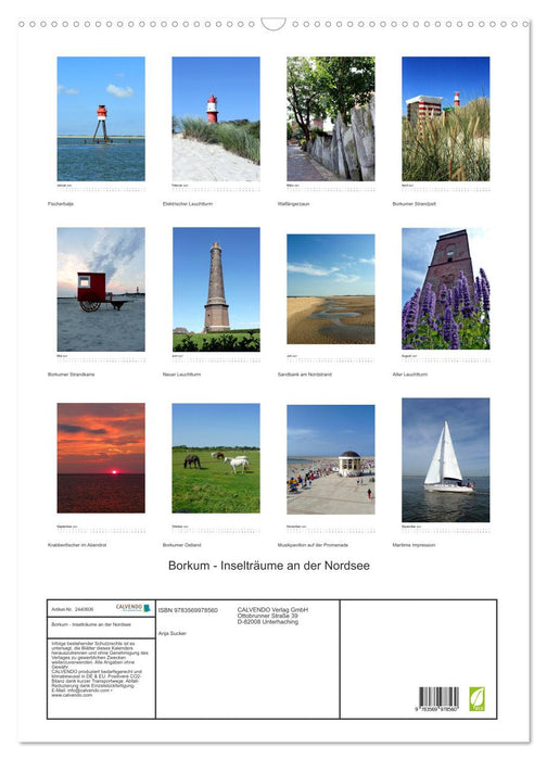 Borkum - Inselträume an der Nordsee (CALVENDO Wandkalender 2027)