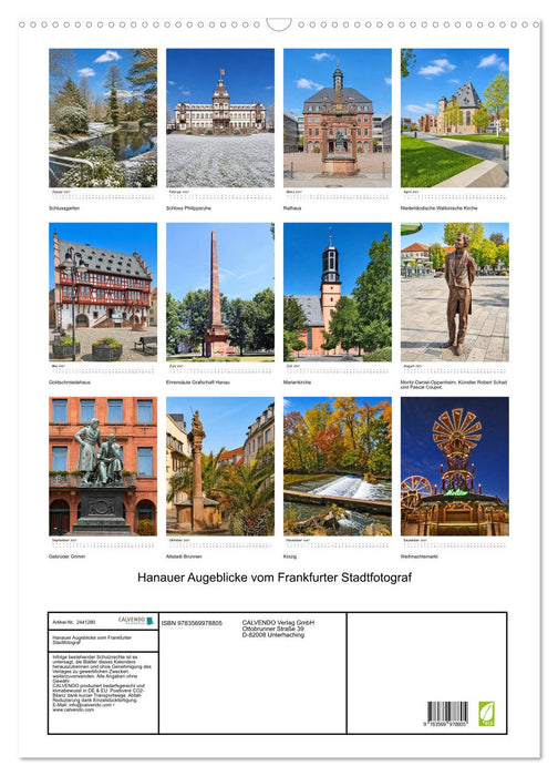 Hanauer Augeblicke vom Frankfurter Stadtfotograf (CALVENDO Wandkalender 2027)
