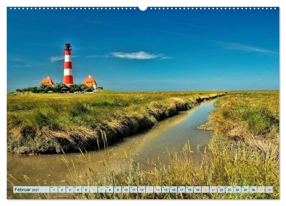Leuchttürme - maritime Wegweiser in Deutschland (CALVENDO Premium Wandkalender 2027)