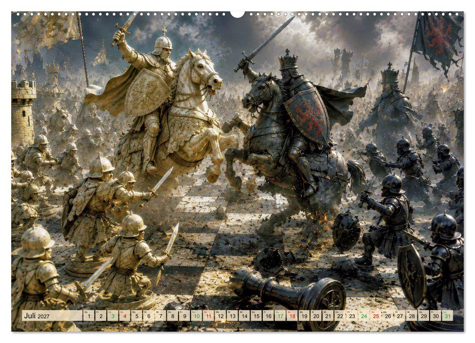 Strategie auf dem Schachbrett (CALVENDO Premium Wandkalender 2027)