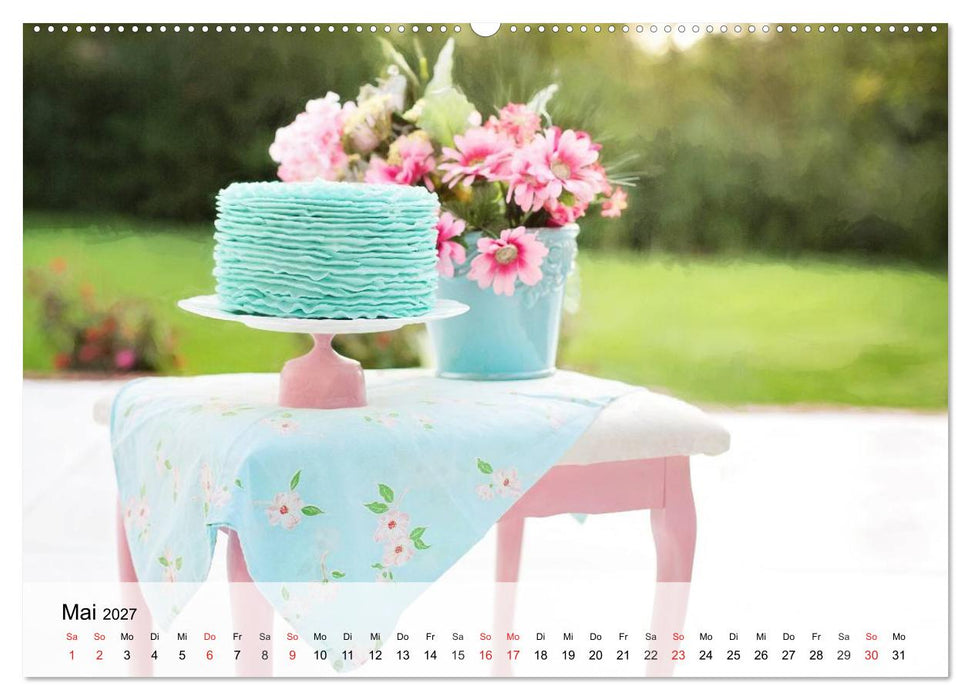 Landhaus-Romantik. Die Farben des Sommers (CALVENDO Wandkalender 2027)