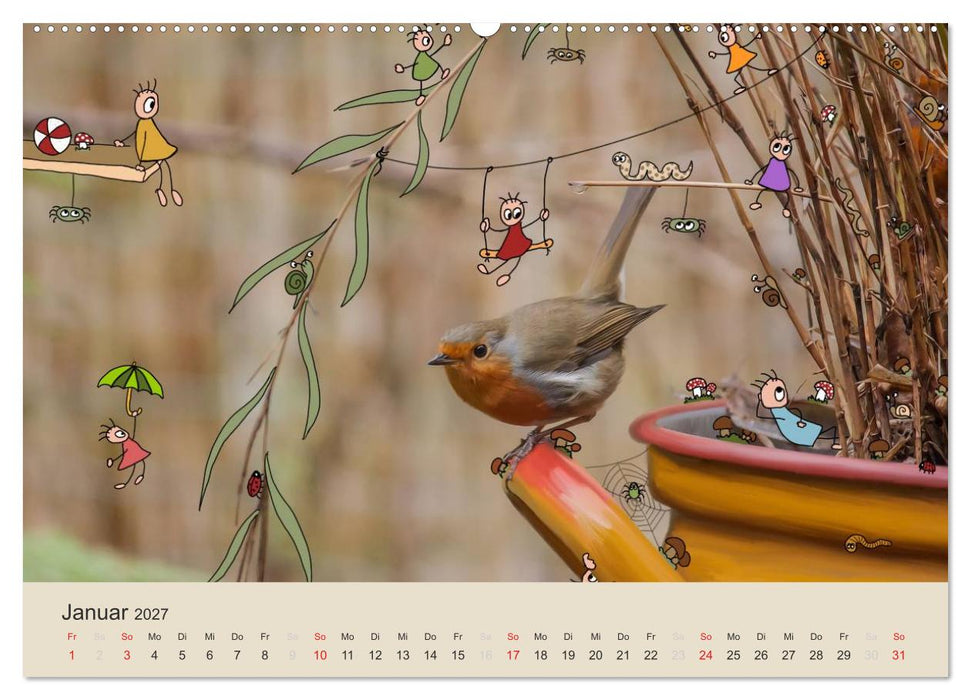 Das Leben der kleinen Pankies (CALVENDO Premium Wandkalender 2027)