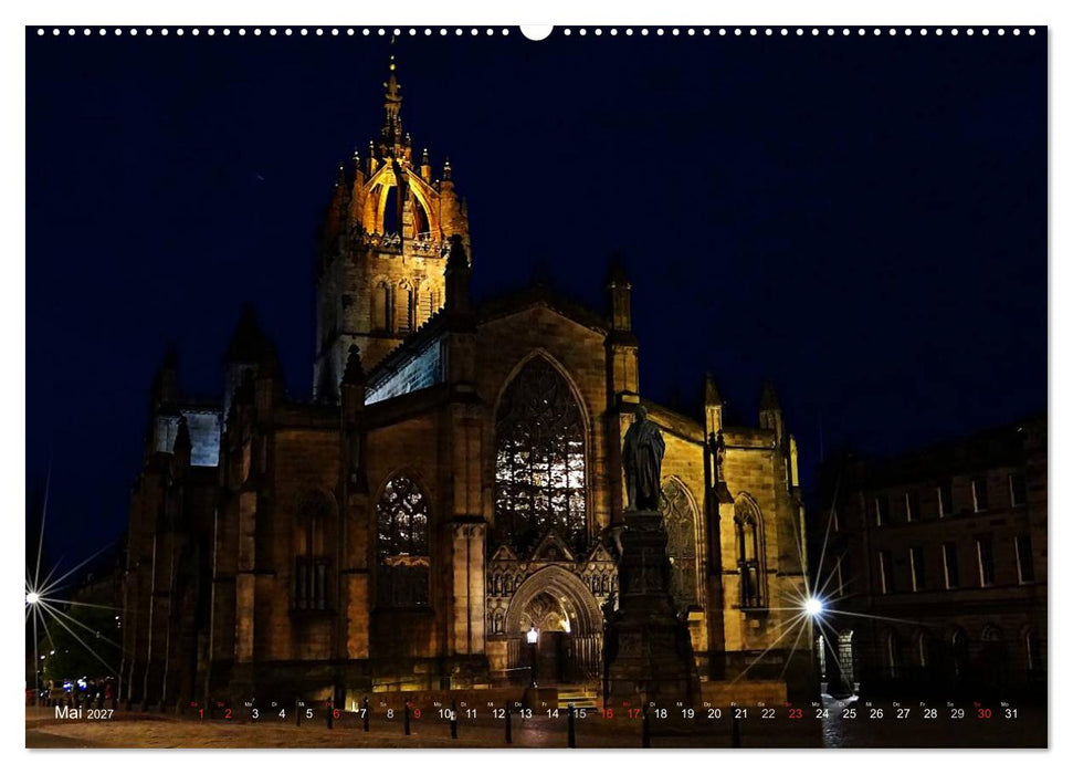 Edinburgh - Dùn Èideann (CALVENDO Premium Wandkalender 2027)