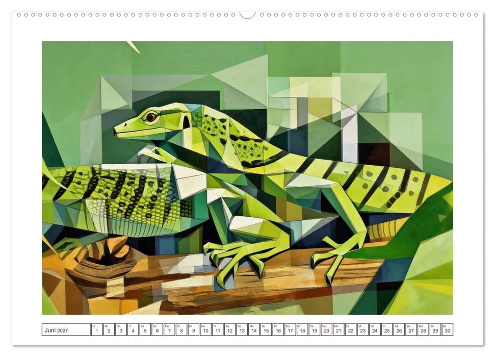 Reptilien - gut getarnt (CALVENDO Premium Wandkalender 2027)