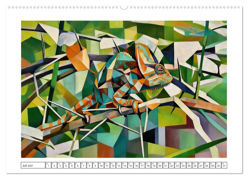Reptilien - gut getarnt (CALVENDO Premium Wandkalender 2027)