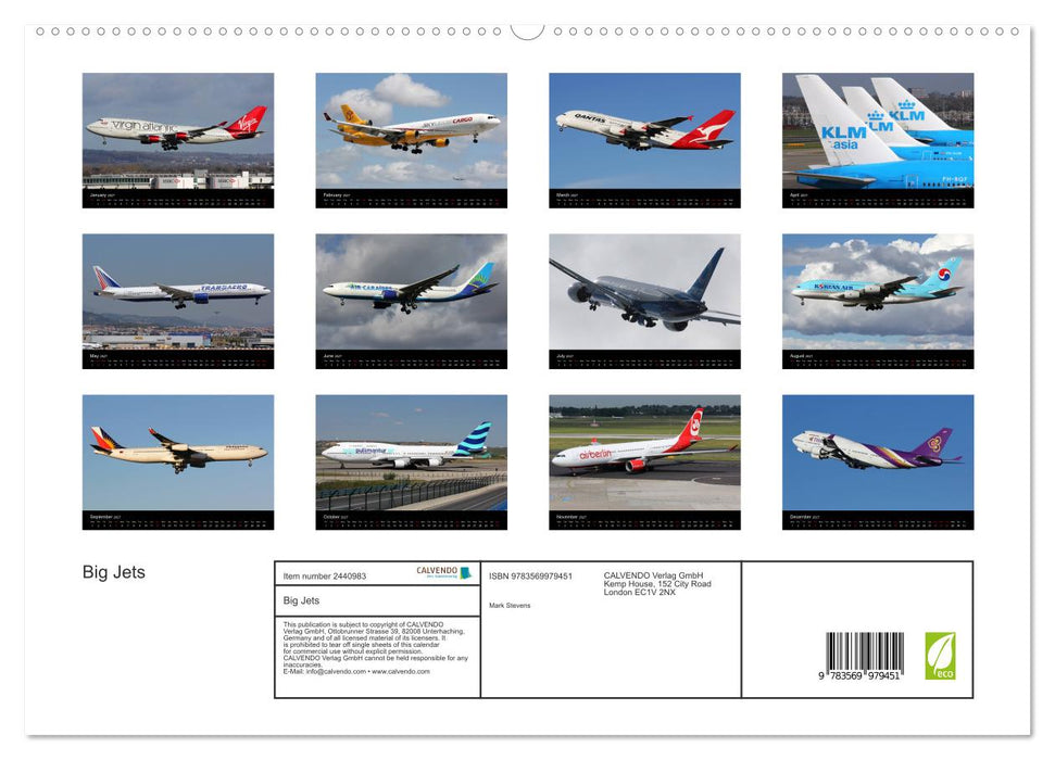 Big Jets (CALVENDO Premium-Calendar 2027)