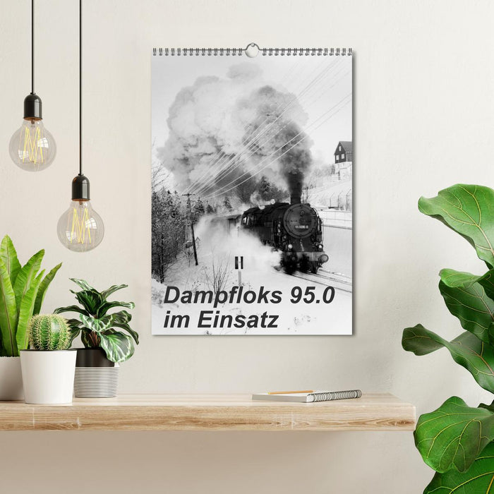 Dampfloks 95.0 im Einsatz (CALVENDO Wandkalender 2027)