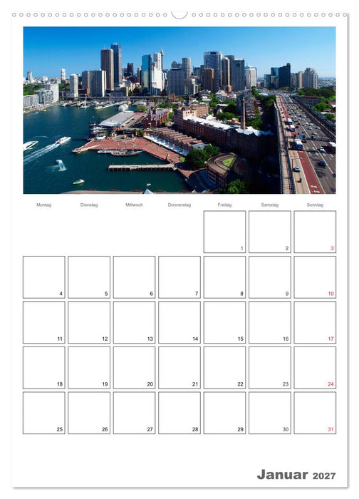 SYDNEY Terminplaner (CALVENDO Premium Wandkalender 2027)