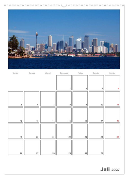 SYDNEY Terminplaner (CALVENDO Premium Wandkalender 2027)