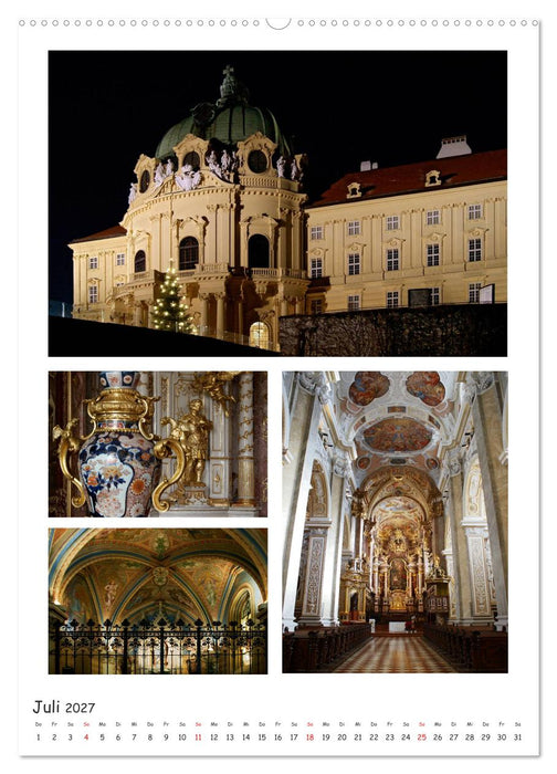 Stifte und Klöster in Österreich (CALVENDO Premium Wandkalender 2027)