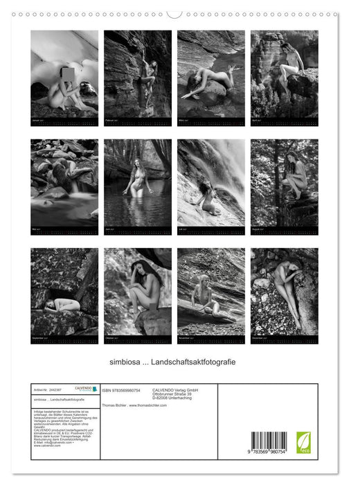 simbiosa... Landschaftsaktfotografie (CALVENDO Premium Wandkalender 2027)