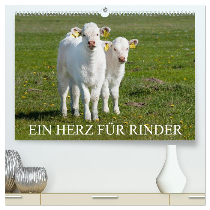 Ein Herz für Rinder (CALVENDO Premium Wandkalender 2027)