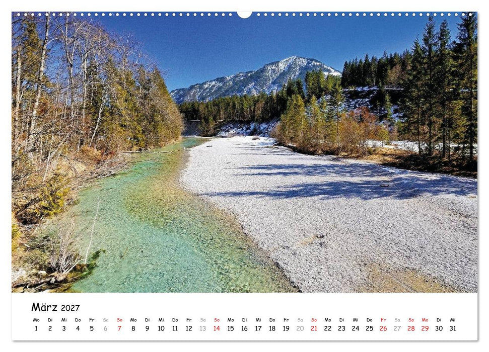 Wunderschönes Isartal 2027 (CALVENDO Premium Wandkalender 2027)