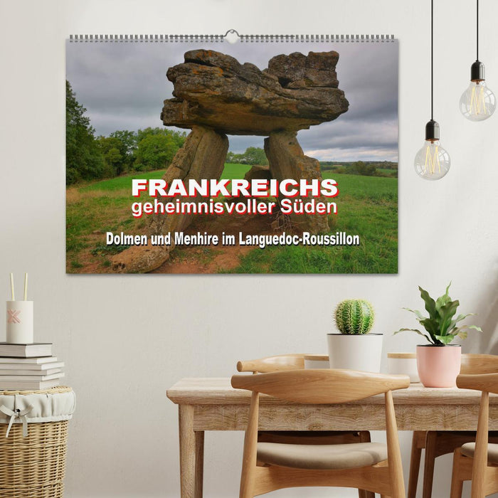 Frankreichs geheimnisvoller Süden - Dolmen und Menhire im Languedoc-Roussillon (CALVENDO Wandkalender 2027)