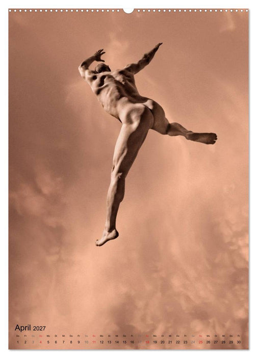 JUMP! ATHLETISCHE MÄNNERAKTE (CALVENDO Premium Wandkalender 2027)