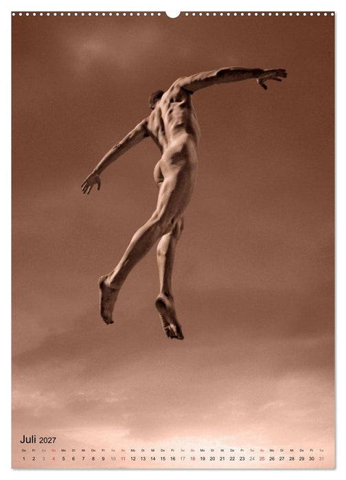 JUMP! ATHLETISCHE MÄNNERAKTE (CALVENDO Premium Wandkalender 2027)