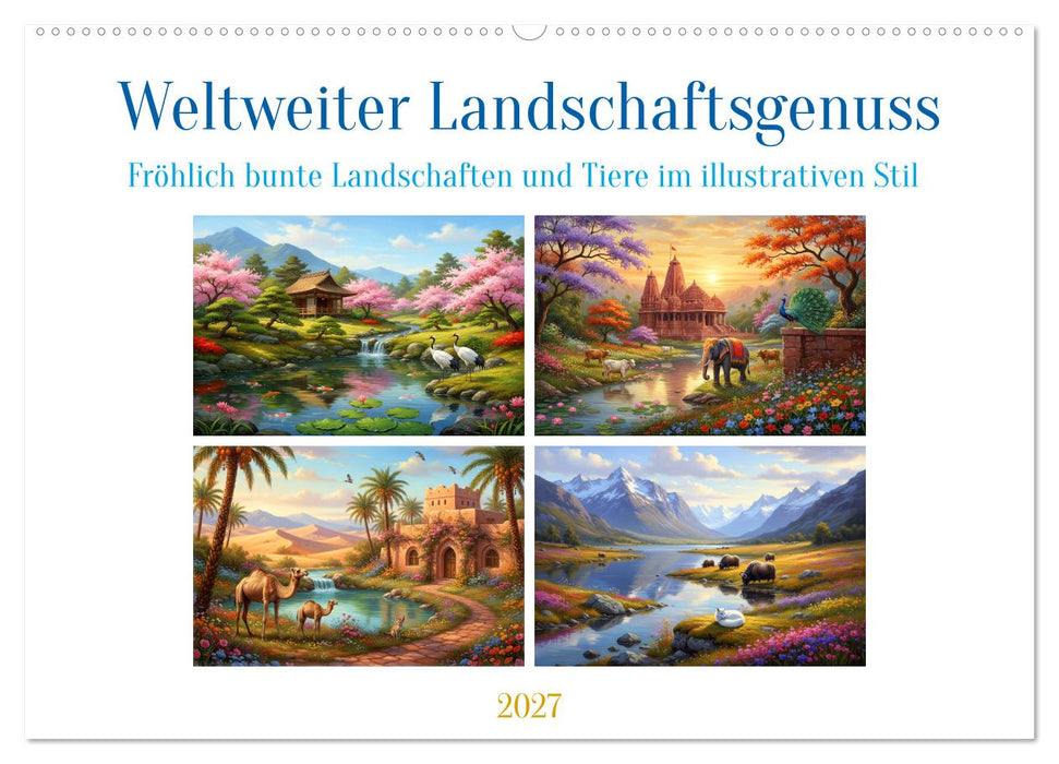 Weltweiter Landschaftsgenuss (CALVENDO Wandkalender 2027)
