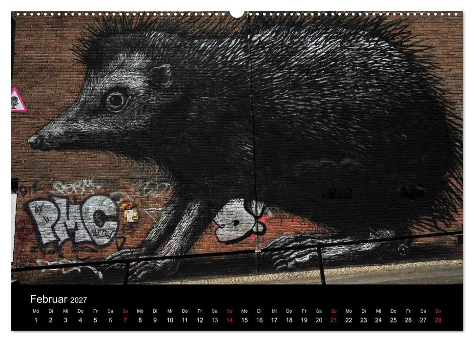 Urbane Kunst - Streetart 2027 (CALVENDO Premium Wandkalender 2027)