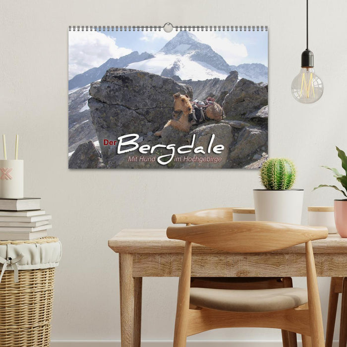 Der Bergdale - mit Hund im Hochgebirge (CALVENDO Wandkalender 2027)