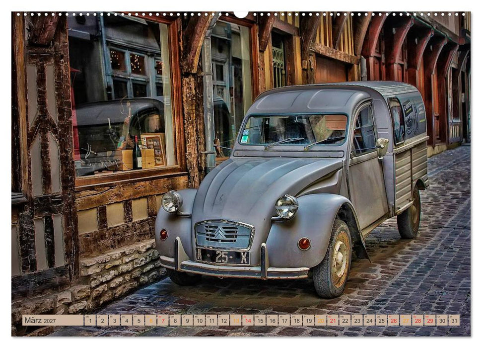 Citroën 2CV - die Ente (CALVENDO Wandkalender 2027)