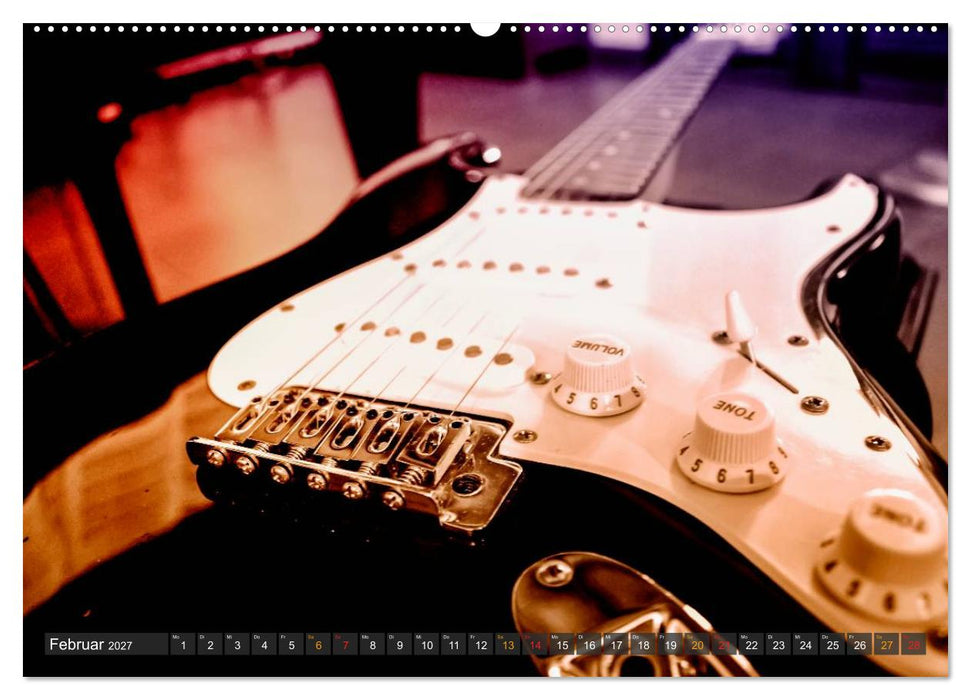 E-Gitarren - einfach cool (CALVENDO Premium Wandkalender 2027)