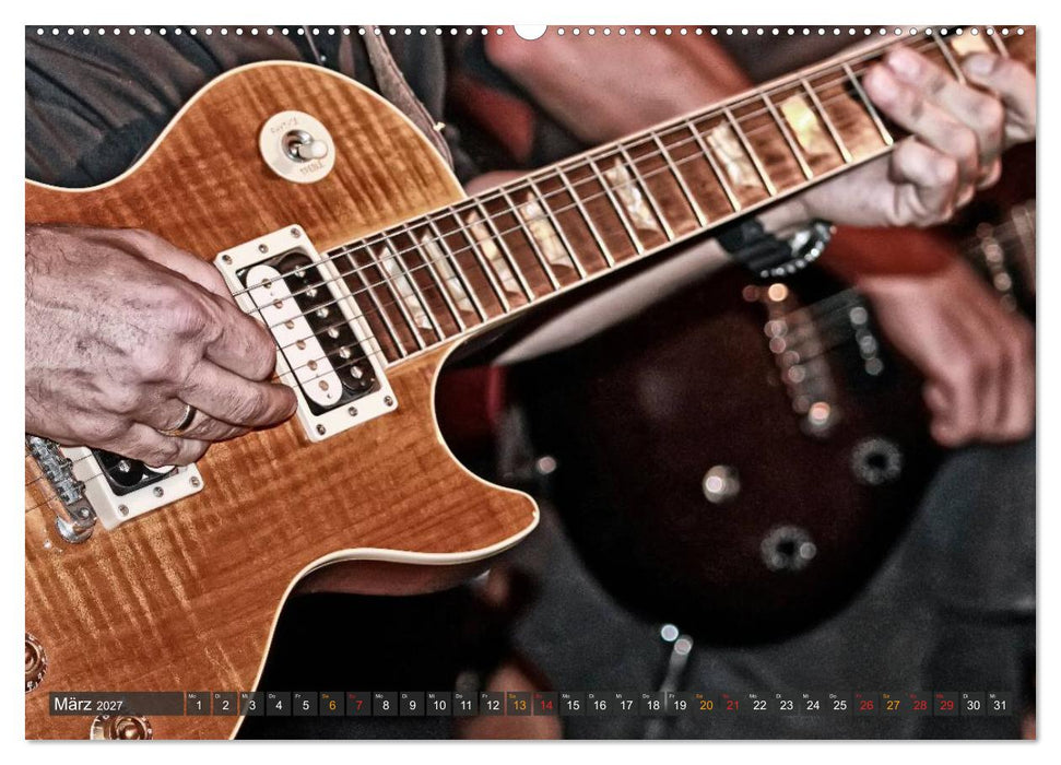 E-Gitarren - einfach cool (CALVENDO Premium Wandkalender 2027)