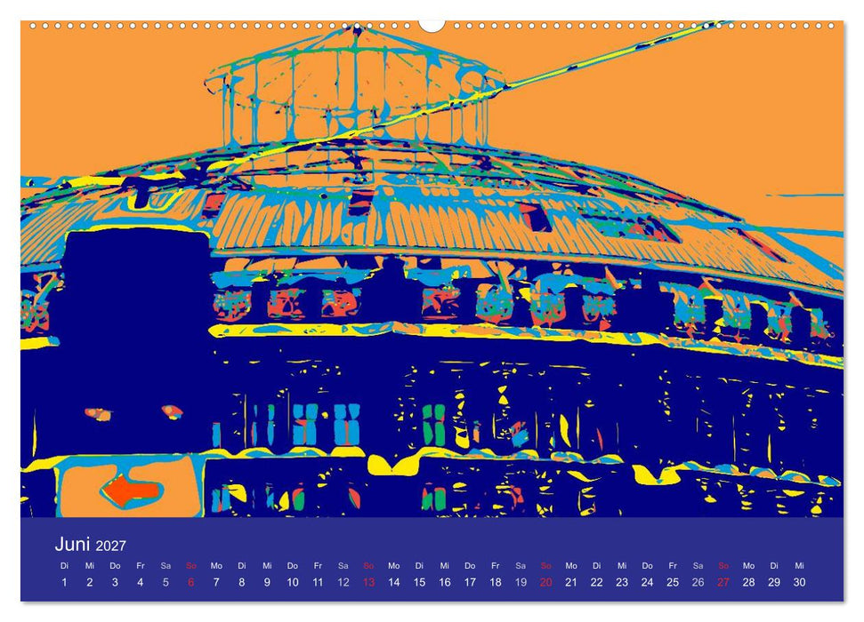 WIEN popartig (CALVENDO Premium Wandkalender 2027)