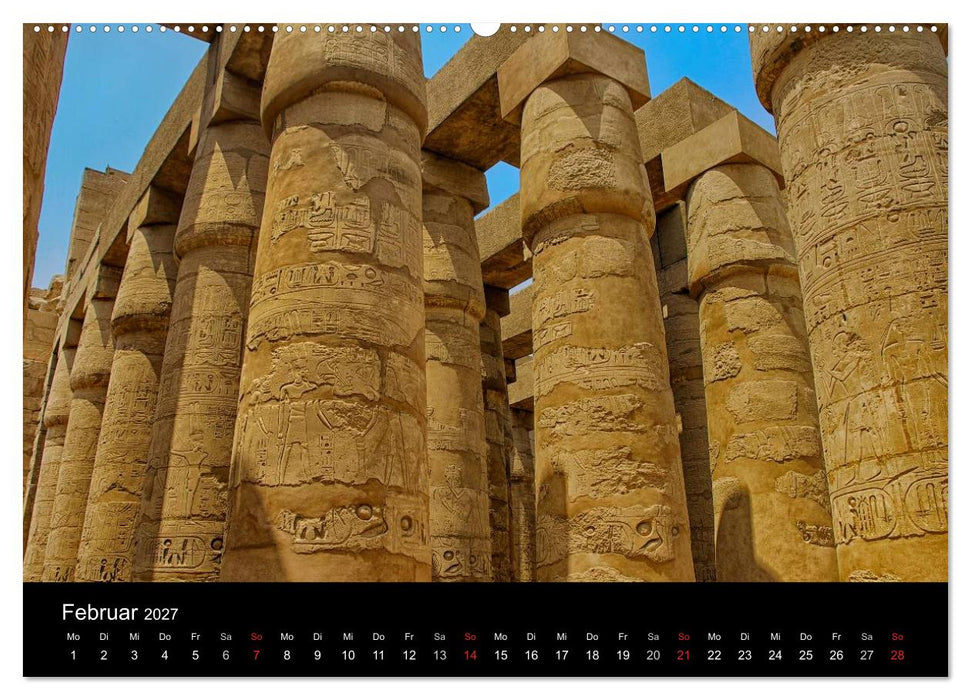 Luxor in Bildern - Auf den Spuren des antiken Ägypten in Theben Ost und Theben West (CALVENDO Wandkalender 2027)