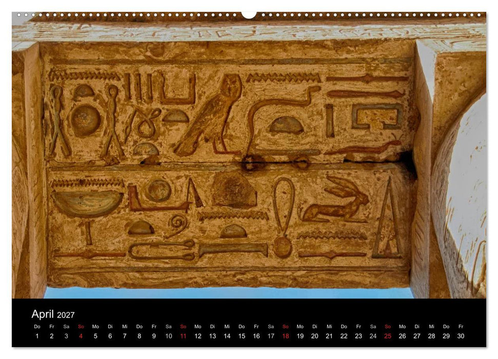 Luxor in Bildern - Auf den Spuren des antiken Ägypten in Theben Ost und Theben West (CALVENDO Wandkalender 2027)